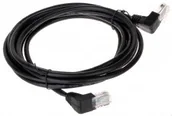 Kable - ABCVISION Patchcord RJ45/3.0-KK/B czarny kat.5e 3.0m RJ45/3.0-KK/B - miniaturka - grafika 1