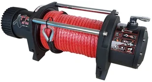 818 Xtr Wyciągarka XTR 13500lbs [6130kg] z liną syntetyczną 12V lina 10 mm w oplocie 28m 10400 kg +hak) 81877817 77817-uniw - Wciągarki - miniaturka - grafika 2