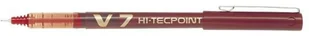 Pilot Cienkopis kulkowy V7 Hi-Tecpoint - czerwony BX-V7-R - Cienkopisy - miniaturka - grafika 3
