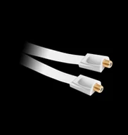 Kable komputerowe i do monitorów - HQ Kabel gniazdo F-gniazdo F okienny biały - miniaturka - grafika 1