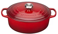 Brytfanny - Le Creuset Signature brytfanna, odporna na zarysowania, owalna, czerwony, 40 cm 21178400602430 - miniaturka - grafika 1