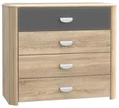 Komody dla dzieci - Forte Komoda Yoop YPK24 - miniaturka - grafika 1