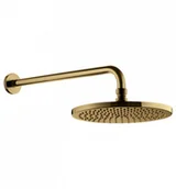 Deszczownice - Omnires WGSET1 GL B deszczownica 1-funkcyjna rozmiar 25 cm ramieniem złoto szczotkowane - miniaturka - grafika 1