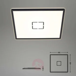 Briloner Lampa sufitowa LED Free, 42 x 42 cm, czarna - Lampy sufitowe - miniaturka - grafika 3