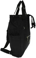 Plecaki - Bag Street Praktyczny Plecak Torebka 2 w 1 BAG STREET 2247 CZARNY - miniaturka - grafika 1