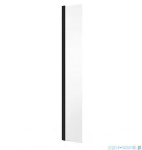 Besco Besco Eco-n Black kabina walk-in 120x195cm przejrzyste - Kabiny prysznicowe - miniaturka - grafika 5