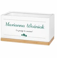 Donice - Blumfeldt Murrano osłonka ceramiczna z nadrukiem dla niej ogrodnika PDC1-013 - miniaturka - grafika 1