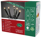 Sprzęt do nurkowania - Konstsmide 6352-820 łańcuch świetlny mikro LED, wewnętrzny IP20, certyfikat Niemieckiego Związku Elektryków, 35 bursztynowe diody, kabel czarny, 24 V 6352-820 - miniaturka - grafika 1