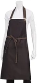 Fartuchy i rękawice kuchenne - Chef Works CHEF Works abwt051 BNB-0 Wet Look Boulder śliniaczek fartuch, czarny ABWT051 - miniaturka - grafika 1