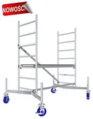 Rusztowania - Krause ClimTec rusztowanie z rolkami 150 mm wys. rob. 3,00 m (710277) - miniaturka - grafika 1