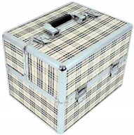 Kosmetyczki, organizery i kuferki - Kuferek Kosmetyczny Kratka Walizka Na Lampę Jakość - miniaturka - grafika 1