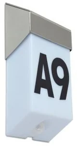 ECO-Light Solarna lampa LED na numer domu: Solstel, czujnik - Lampy ogrodowe - miniaturka - grafika 2