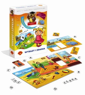 Alexander Układanka edukacyjna, Wyrazy i zdania GA-1319 - Układanki dla dzieci - miniaturka - grafika 2