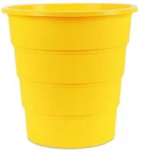 Kosze biurowe - OFFICE PRODUCTS Kosz na śmieci OFFICE PRODUCTS, pełny, 16l, żółty 19054621-06 - miniaturka - grafika 1