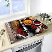 Inne naczynia kuchenne - Wenko Zestaw płyt ochronnych na kuchenkę 52x30x0,5 cm, 2 szt. - miniaturka - grafika 1