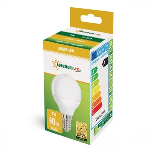 Spectrum LED LED LED KULKA E-14 230V 1W NW unihimp 9577-uniw - Żarówki LED - miniaturka - grafika 3