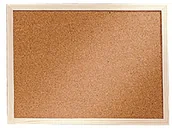Tablice i flipcharty - MEMOBOARDS TABLICA KORKOWA 60x50cm RAMA DREWNIANA - miniaturka - grafika 1