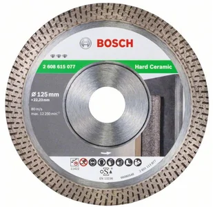 Bosch BOSCH_elektonarzedzia Tarcza diamentowa Best for Hard Ceramic 2608615077 125 x 22.23 mm - Tarcze do pił - miniaturka - grafika 3