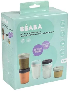 Beaba Zestaw słoiczków Clip 8 szt. (4x150ml + 4x250ml) solution-bc-7164-0 - Akcesoria do karmienia - miniaturka - grafika 8
