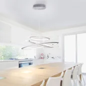 Lampy sufitowe - Paul Neuhaus Lampa wisząca LED Alessa trzy pierścienie LED - miniaturka - grafika 1