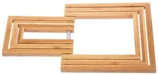 Secret de Gourmet Bambusowa podstawka pod garnek rozsuwana jja-150086 - Pozostałe akcesoria kuchenne - miniaturka - grafika 5