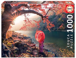 Educa Puzzle 1000 elementów Wschód słońca nad rzeką Katsura - Puzzle - miniaturka - grafika 3