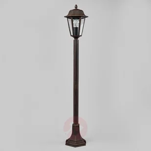 Lampenwelt Słupek oświetleniowy LAMINA w kolorze rdzy - Lampy ogrodowe - miniaturka - grafika 5