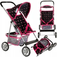 Wózki dla lalek - Kinderplay Wózek Dla Lalek Spacerówka Lekki - miniaturka - grafika 1
