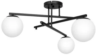 Luminex Daga 3148 plafon lampa sufitowa 3x60W E27 czarny/biały - Lampy sufitowe - miniaturka - grafika 2