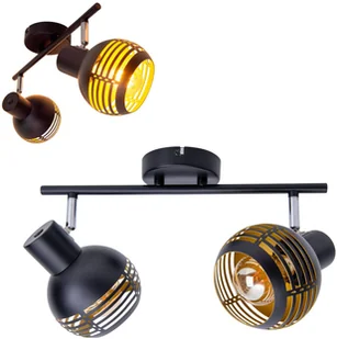 Näve Lampa sufitowa Casco, 2-punktowa, czarna - Lampy sufitowe - miniaturka - grafika 3