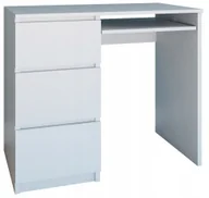 Biurka - Biurko Lima Lewe 98CM Biały Mat 3 Szuflady - miniaturka - grafika 1
