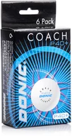 Tenis stołowy - Donic Piłeczki do tenisa stołowego, Coach p40+ 6 szt. Białe - miniaturka - grafika 1