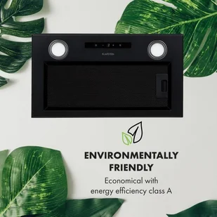 Klarstein Paolo 52,5 Czarny (CGCH5-Paolo-52BL( - Okapy kuchenne - miniaturka - grafika 6