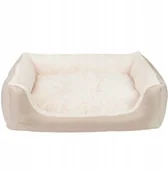 Legowiska dla psów - Ami Play Sofa Aspen L 82x65x21 cm Beżowy - miniaturka - grafika 1