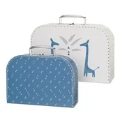 Walizki dla dzieci - FRESK Fresk Zestaw walizek 2 szt. Żyrafa F8240 - miniaturka - grafika 1