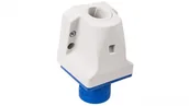 Gniazdka elektryczne - PCE Wtyczka odbiornikowa 16A 3P 230V niebieska IP44 513-6 513-6 - miniaturka - grafika 1