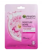 Maseczki do twarzy - Garnier SkinActive Moisture Bomb Sakura maseczka do twarzy 1 szt dla kobiet - miniaturka - grafika 1
