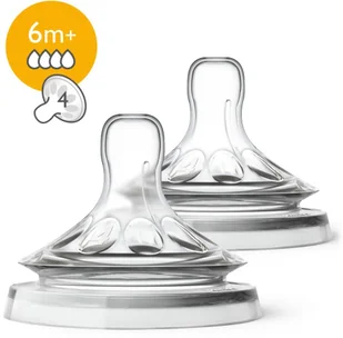 Philips AVENT Smoczek Avent Natural 6m+ SCF044/27 - Butelki dla niemowląt - miniaturka - grafika 2