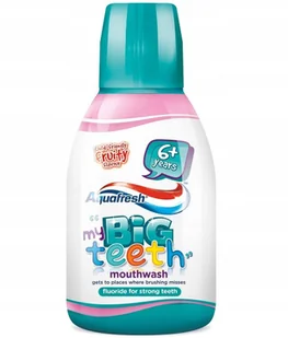 Aquafresh Aquafresh My Big Teeth Płyn do płukania dla dzieci 6+ Fruity 300ml 607499 - Płyny do płukania jamy ustnej - miniaturka - grafika 7