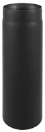 Kominy i akcesoria - Darco Rura prosta 130 czarna - miniaturka - grafika 1