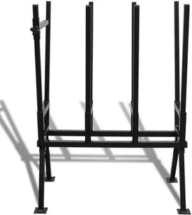 vidaXL vidaXL Czarny malowany proszkowo kozioł do cięcia drewna - Łuparki do drewna - miniaturka - grafika 4