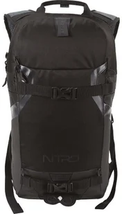 Nitro Unisex Rover 14 plecak snowboardowy, turystyczny, motocyklowy, 1 sztuka, czarny (Black Out), 14L, nowoczesny - Plecaki - miniaturka - grafika 2