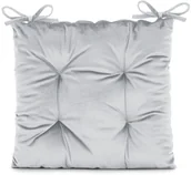 Poduszki na krzesła - Amelia Home Siedzisko poduszka na krzesło 40x40 Aleksa wygodna szara AH/ALEKSA/SIL/4040 - miniaturka - grafika 1