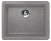 Zlewozmywaki - Teka RADEA 490/370 TG  ALUMINIUM 40143659 - miniaturka - grafika 1