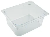 Pojemniki i kosze gastronomiczne - APS Pojemnik prostokątny z poliwęglanu GN 1/1 530x325x100 mm, przeźroczysty | 82006 82006 - miniaturka - grafika 1