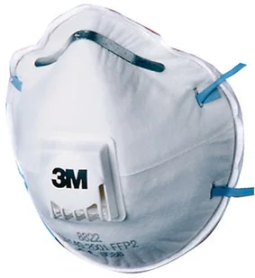 3M PÓŁMASKA Z ZAWORKIEM  3M 8822 FFP2 /10szt. - Odzież robocza - miniaturka - grafika 2