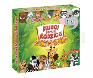 Kangur Dzieci kontra rodzice Zwierzaki - Gry planszowe - miniaturka - grafika 2