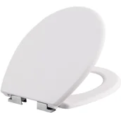 Deski sedesowe - tectake Deska sedesowa z motywem - biały 402256 - miniaturka - grafika 1