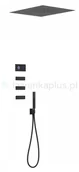 Zestawy prysznicowe - Tres Shower Technology zestaw prysznicowy czarny 09288404NM - miniaturka - grafika 1
