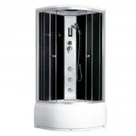 Kabiny z hydromasażem - Novoterm Kerra Paulina 90x90 - miniaturka - grafika 1